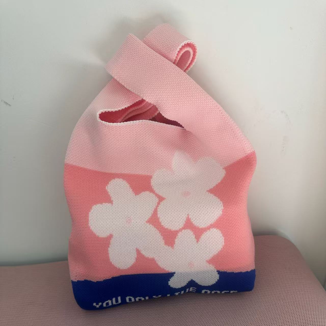 Crossbody Bag Small Bag for Women Versatile Original Spring and Autumn New Niche Knitted Handbag Gift Bag Handheld Vest Bag