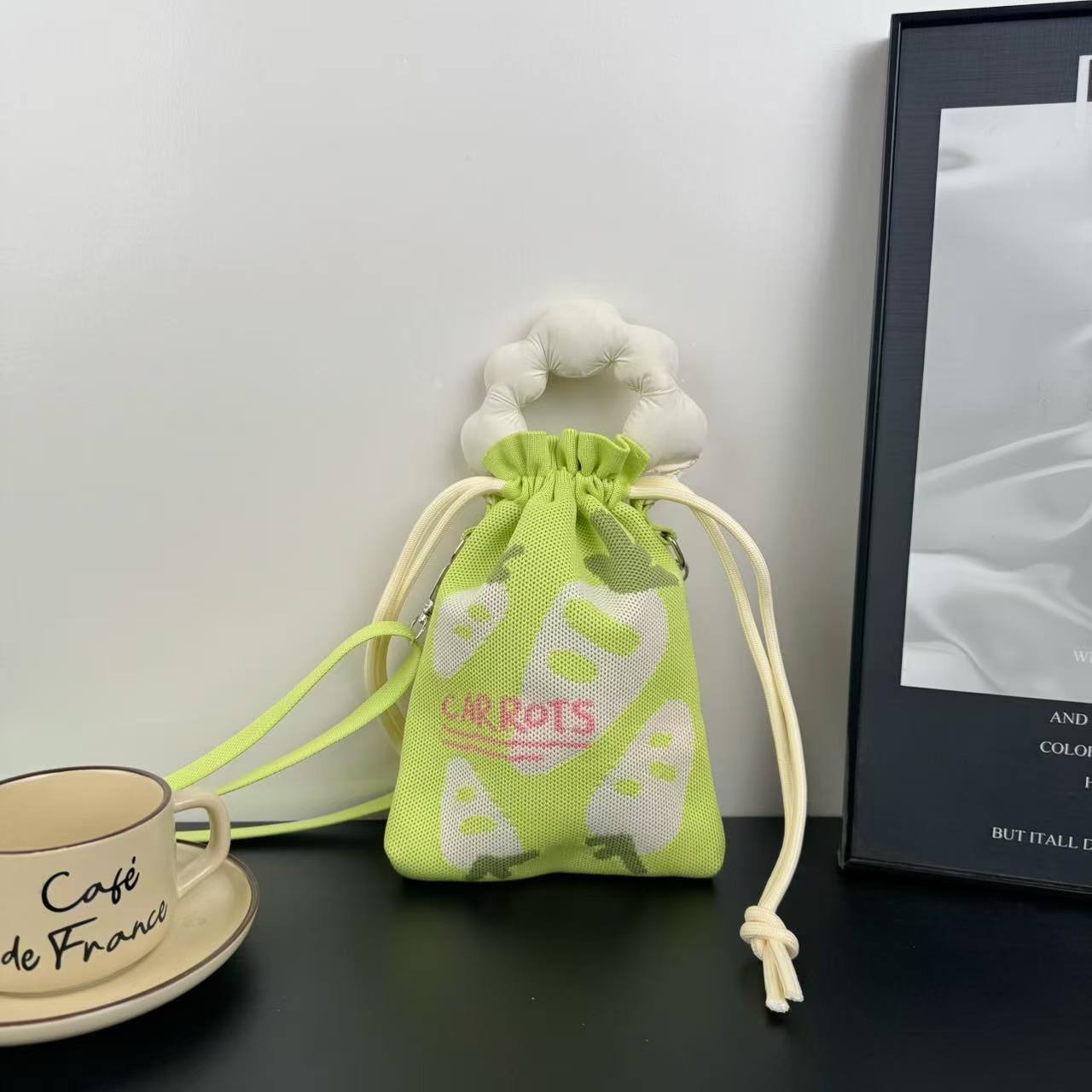 Advanced Sense Ins New Phone Bag Cute Cartoon Knitted Bag Niche Design Trendy Shoulder Crossbody Shoulder Bag