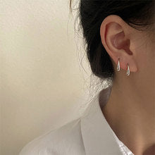 2025New Trendy Summer Silver Large Hoop Black Thin Hoop European and American Style Elegant Gold Versatile Earrings