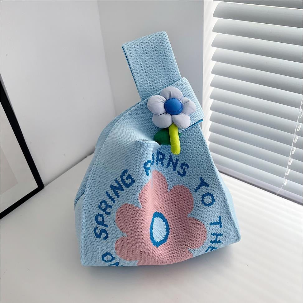 Crossbody Bag Small Bag for Women Versatile Original Spring and Autumn New Niche Knitted Handbag Gift Bag Handheld Vest Bag