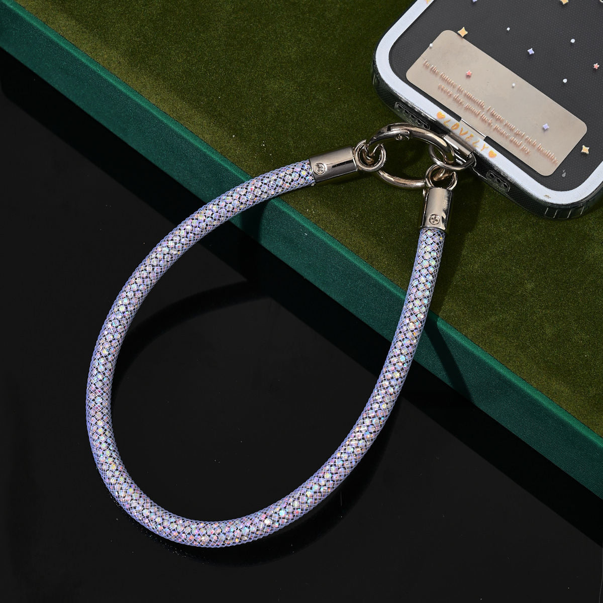 Phone Lanyard Full Diamond Wrist National Style Niche Net Bag Shiny Diamond Lanyard Travel Crossbody Shoulder Neck Phone Chain for Women
