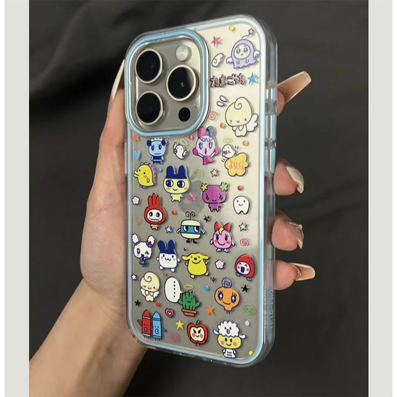 3D Tamagotchi Sweetheart Compatible with iPhone 16 Apple 15 Pro Max/14/13 Phone Case
