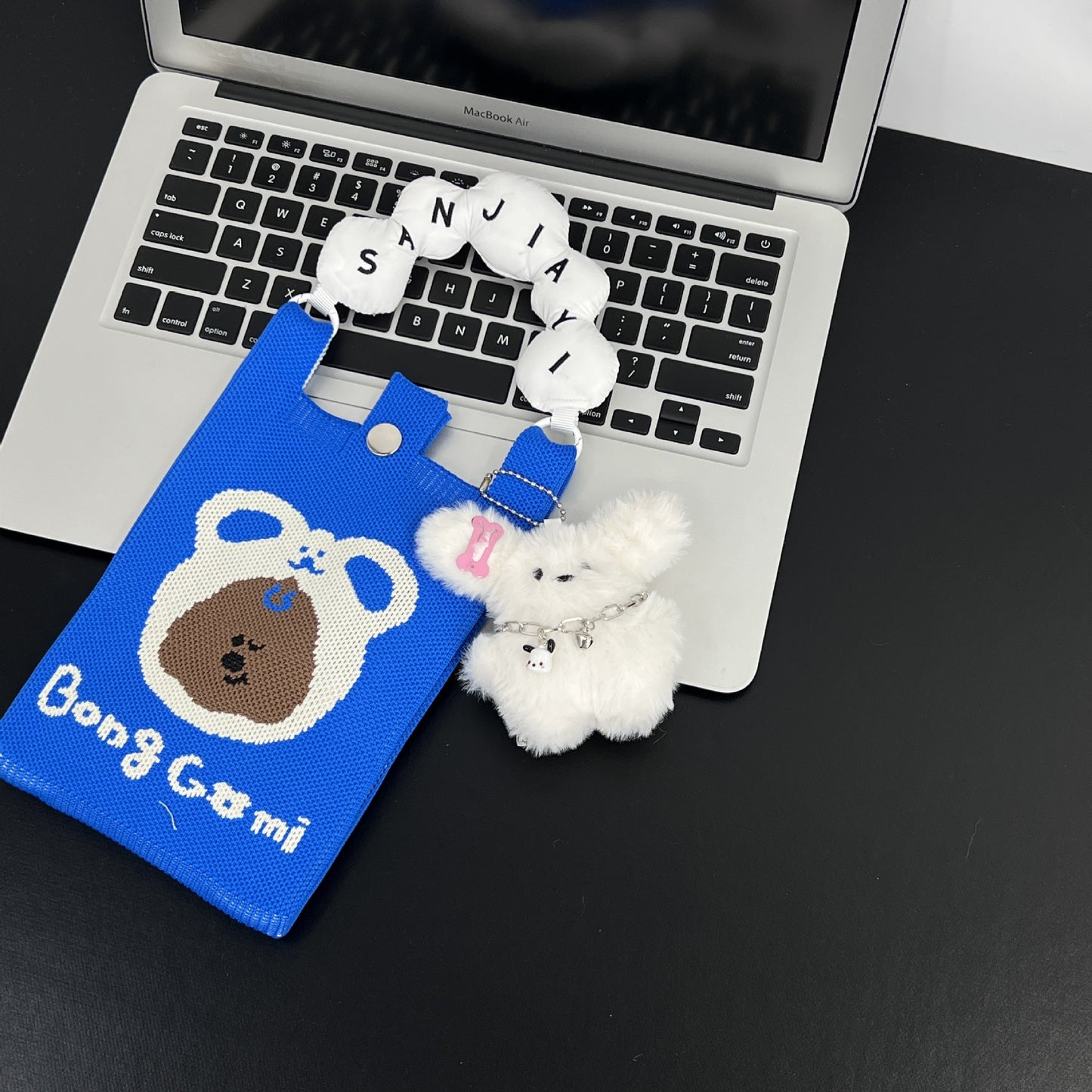 Cute Candy Color Phone Bag Korean Version Mini Knitted Bag Design Handheld Multi-use Cartoon Versatile Storage Bag Wholesale