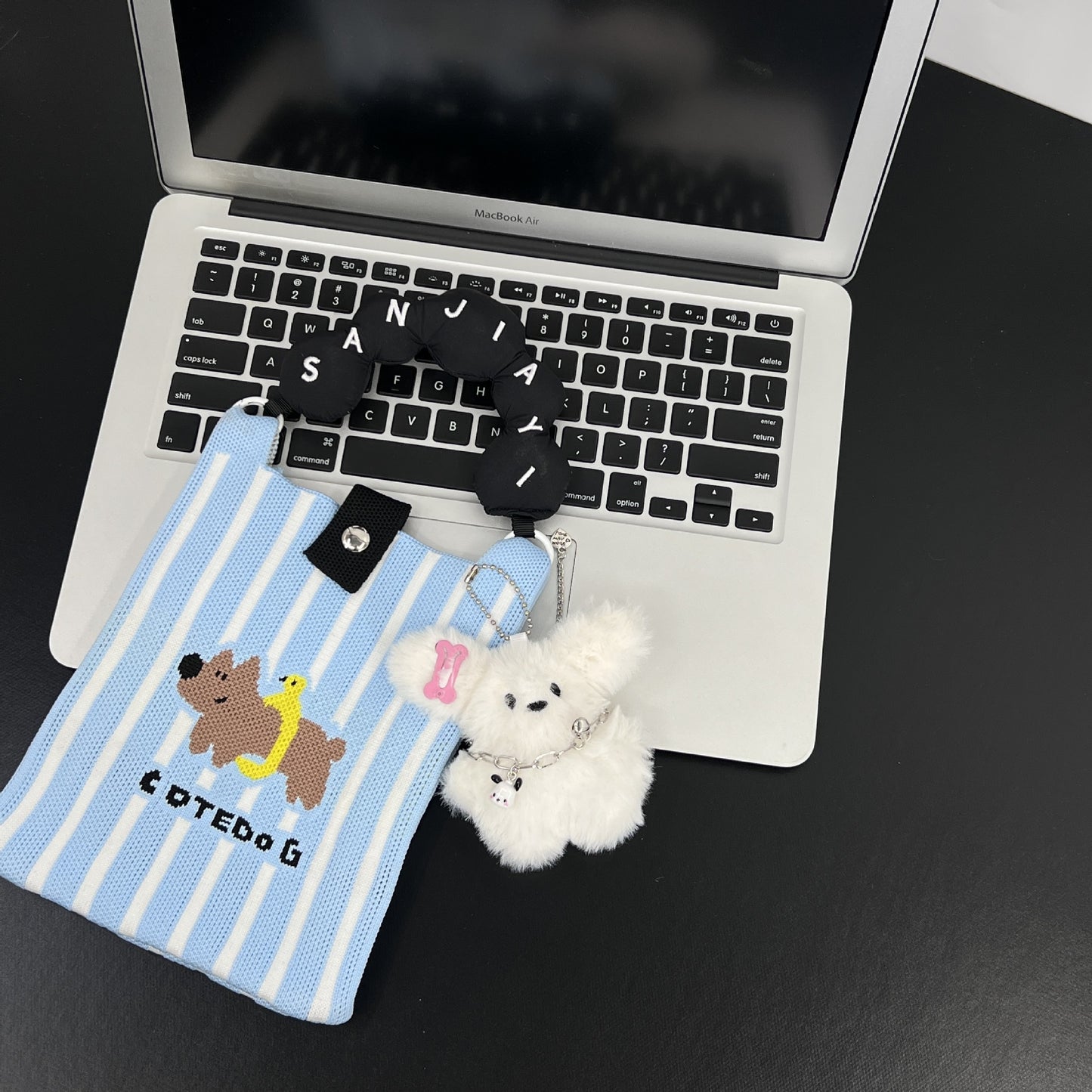 Cute Candy Color Phone Bag Korean Version Mini Knitted Bag Design Handheld Multi-use Cartoon Versatile Storage Bag Wholesale