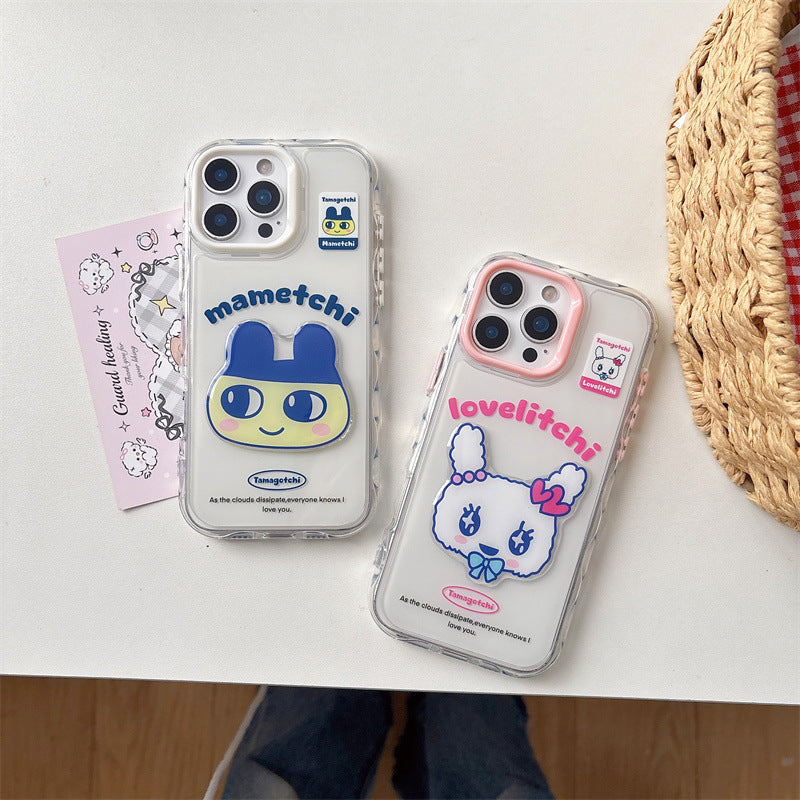 3D Tamagotchi Sweetheart Jima Meiji Compatible with iPhone 16 Apple 15 Pro Max/14/13 Phone Case