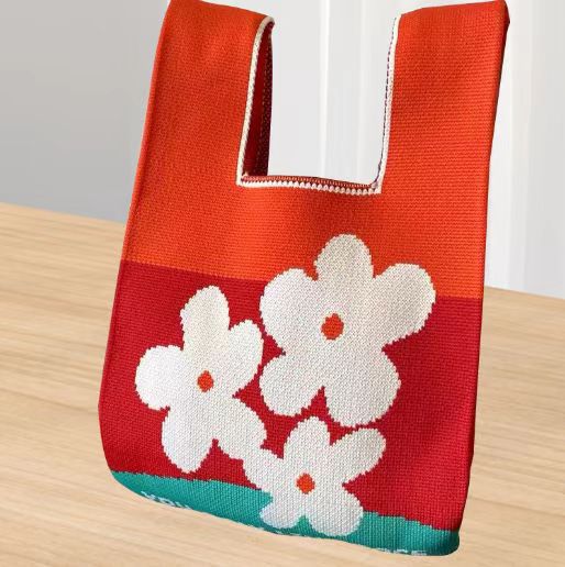 Crossbody Bag Small Bag for Women Versatile Original Spring and Autumn New Niche Knitted Handbag Gift Bag Handheld Vest Bag