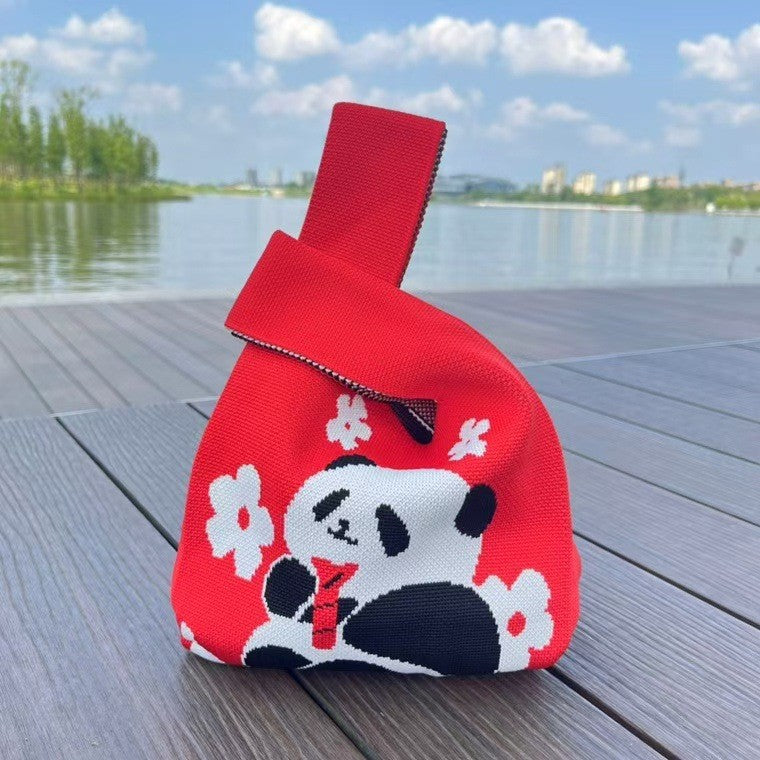 Crossbody Bag Small Bag for Women Versatile Original Spring and Autumn New Niche Knitted Handbag Gift Bag Handheld Vest Bag
