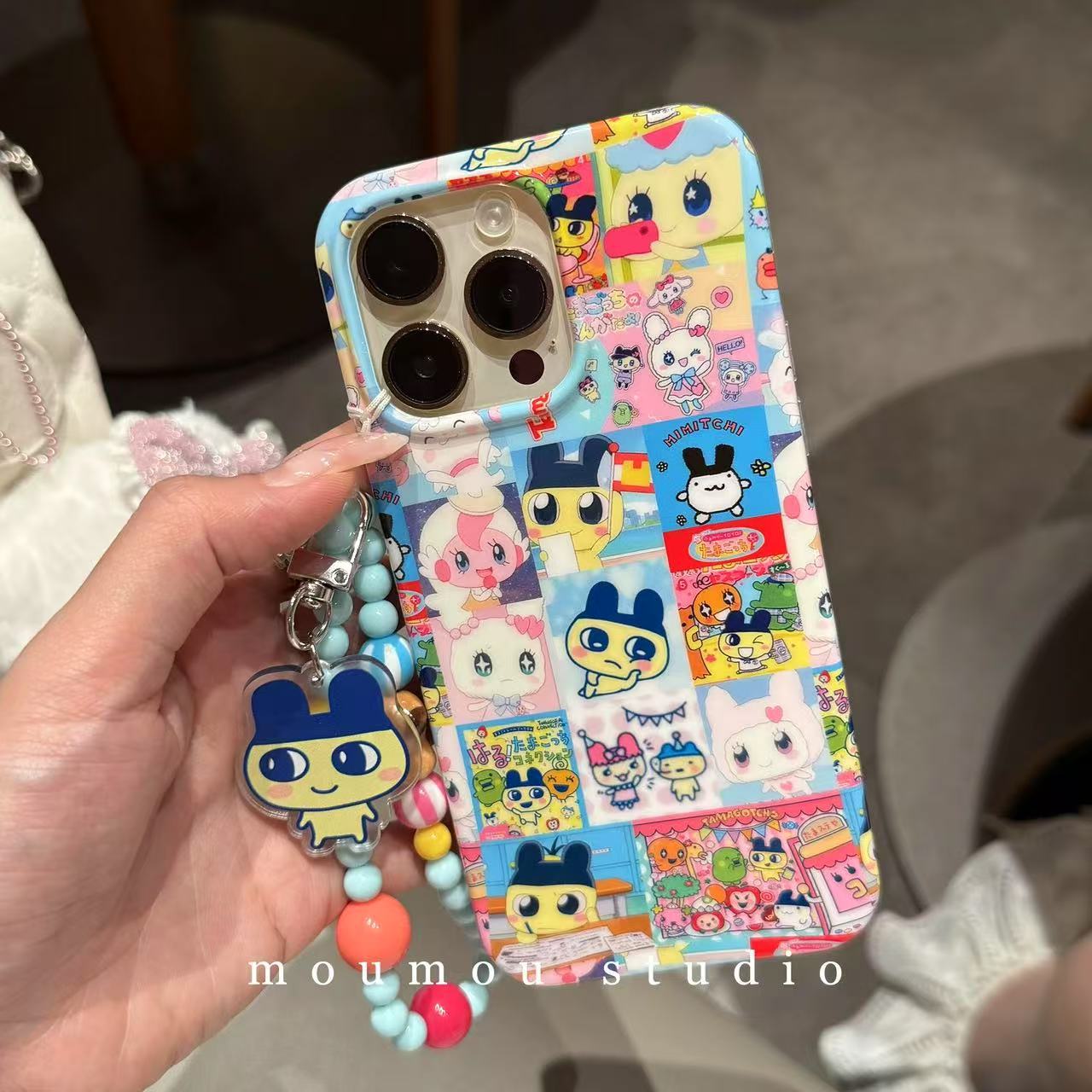 3D Tamagotchi Sweetheart Jima Meiji Compatible with iPhone 16 Apple 15 Pro Max/14/13 Phone Case
