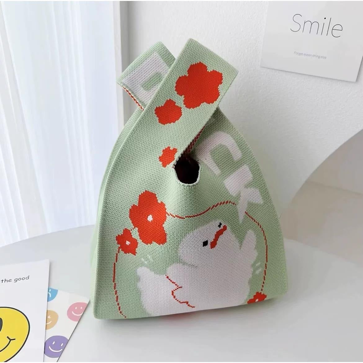 Crossbody Bag Small Bag for Women Versatile Original Spring and Autumn New Niche Knitted Handbag Gift Bag Handheld Vest Bag