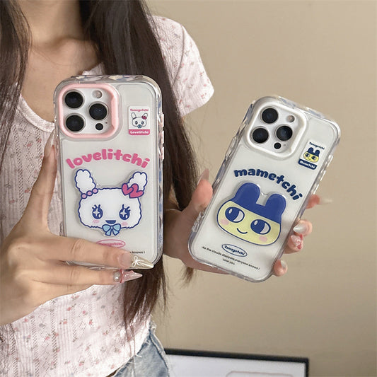 3D Tamagotchi Sweetheart Jima Meiji Compatible with iPhone 16 Apple 15 Pro Max/14/13 Phone Case