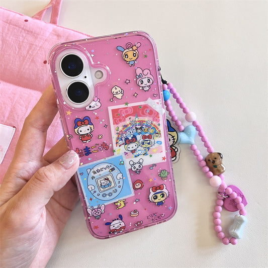 Foundation Head Cover Suitable for Tamagotchi iPhone16Apple15ProMax/14/13Creative and Unique Phone Case