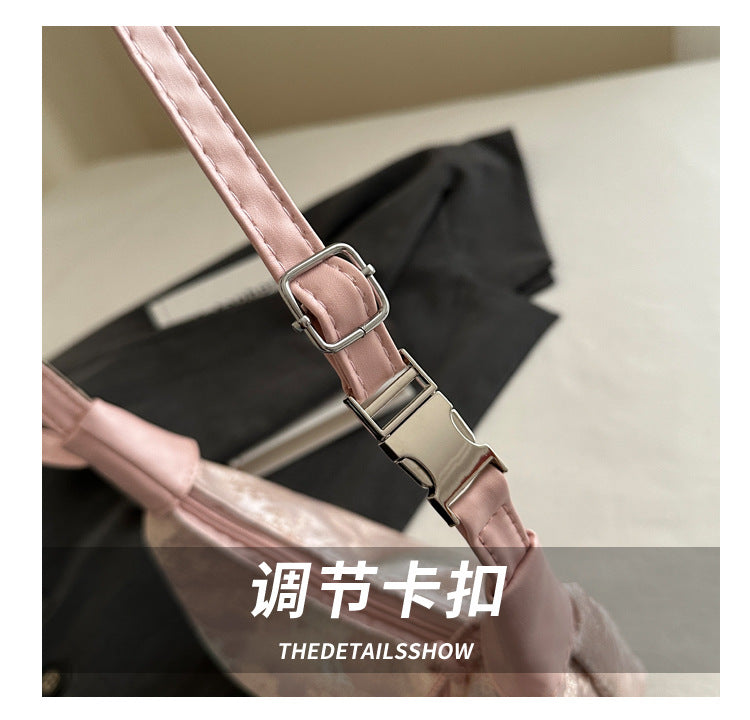 New Chinese Style Chinese Style Embroidery Bag for Women2025New Summer Commuting Crossbody Bag Niche Ancient Style Handheld Bucket Bag