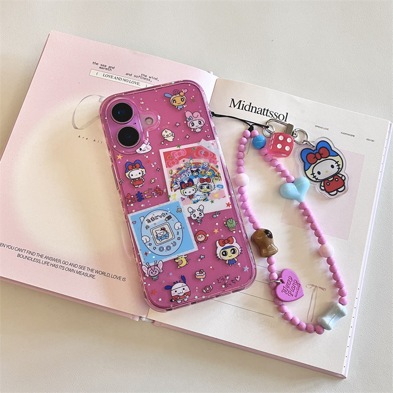 3D Tamagotchi Sweetheart Compatible with iPhone 16 Apple 15 Pro Max/14/13 Phone Case