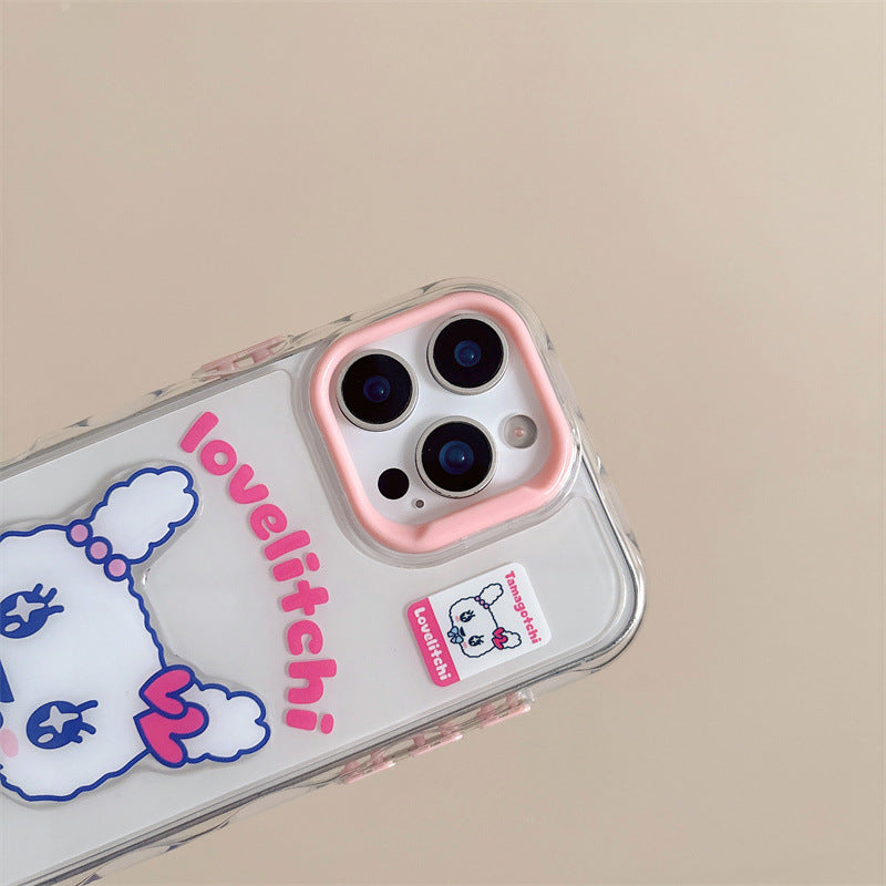 3D Tamagotchi Sweetheart Jima Meiji Compatible with iPhone 16 Apple 15 Pro Max/14/13 Phone Case