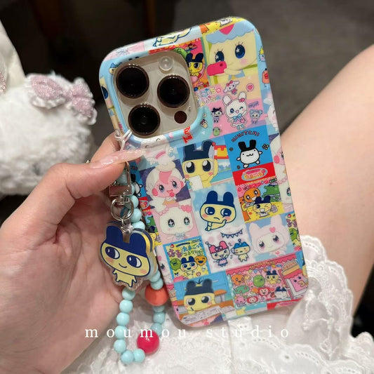 3D Tamagotchi Sweetheart Jima Meiji Compatible with iPhone 16 Apple 15 Pro Max/14/13 Phone Case