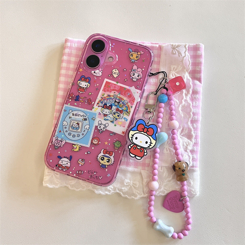 3D Tamagotchi Sweetheart Compatible with iPhone 16 Apple 15 Pro Max/14/13 Phone Case