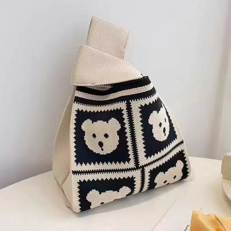 Crossbody Bag Small Bag for Women Versatile Original Spring and Autumn New Niche Knitted Handbag Gift Bag Handheld Vest Bag