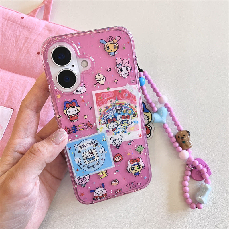 3D Tamagotchi Sweetheart Compatible with iPhone 16 Apple 15 Pro Max/14/13 Phone Case