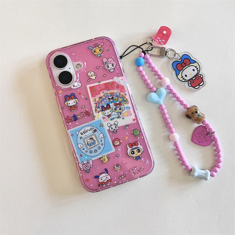 3D Tamagotchi Sweetheart Compatible with iPhone 16 Apple 15 Pro Max/14/13 Phone Case