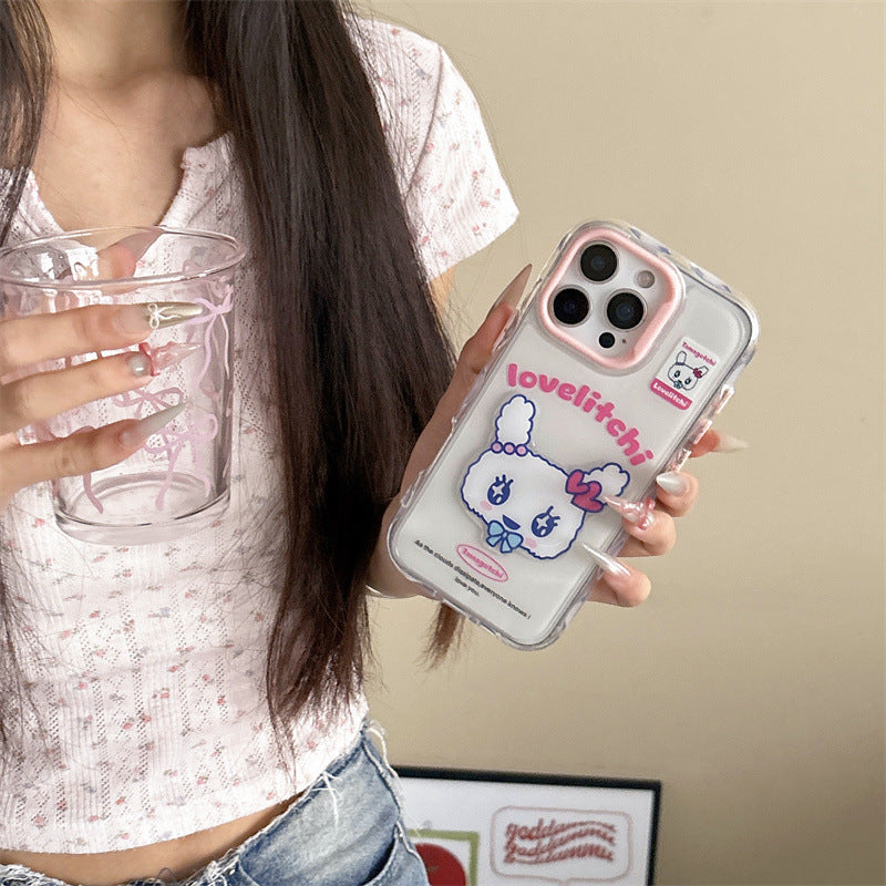 3D Tamagotchi Sweetheart Jima Meiji Compatible with iPhone 16 Apple 15 Pro Max/14/13 Phone Case